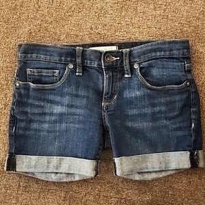 Bullhead women's denim shorts, size 0